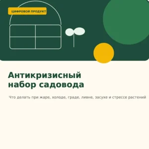 Антикризовий набір садівника: спека, холод, град, злива, посуха