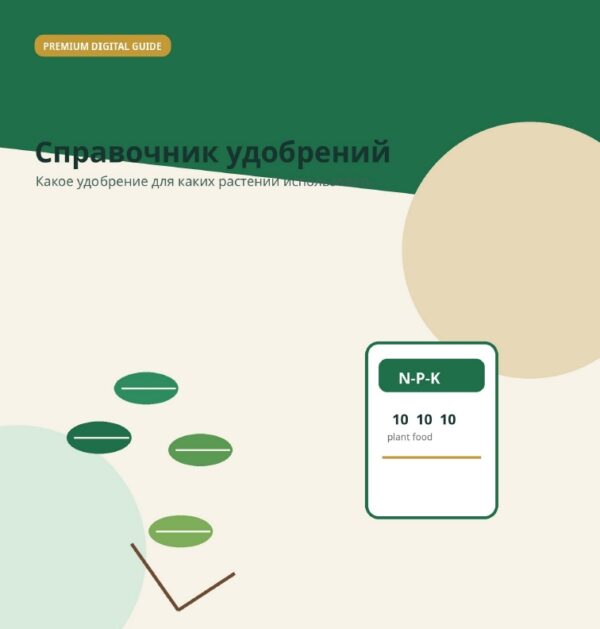 Справочник удобрений