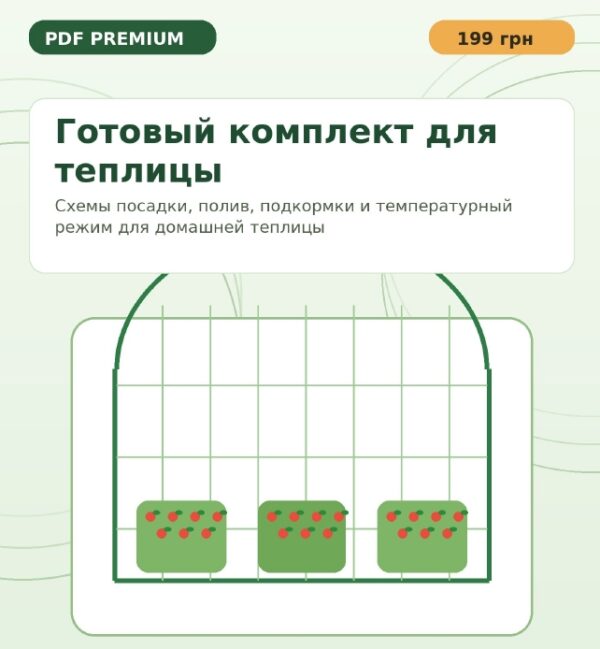 Готовый комплект для теплицы