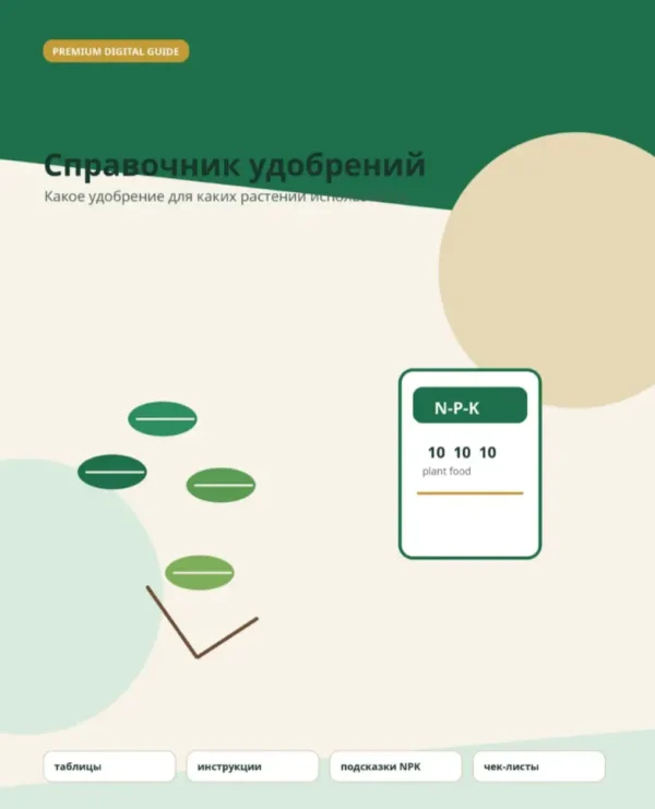 Довідник добрив