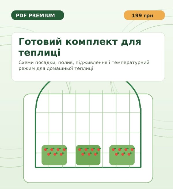 Готовий комплект для теплиці
